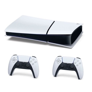 Konzola Sony Playstation 5 PS5 825GB Slim Digital + Dualsense White - Img 2