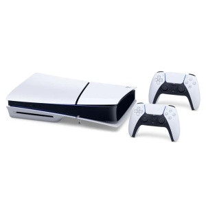 Konzola Sony Playstation 5 PS5 1TB Slim CD/DISC + Dualsense White - Img 2