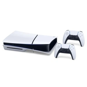 Konzola Sony Playstation 5 PS5 1TB Slim CD/DISC + Dualsense White - Img 2