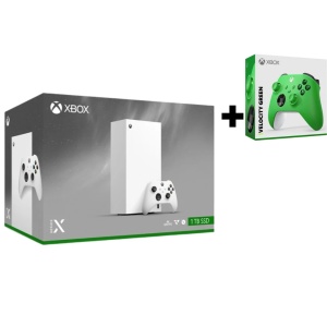 XBOX Series X 1TB Robot White (digital) + Wireless Controller Velocity Green - Img 1