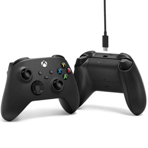 Gamepad Microsoft XBOX Series S X Wireless Controller + Cable - Carbon Black - Img 3