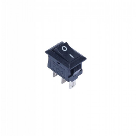 Intrerupator mini IRS 220V negru, 15x10mm 6B051