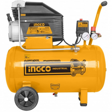 Compresor aer Ingco 50L, 1100W, 8 bar AC255081E