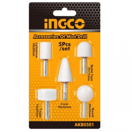 Pietre biax de slefuit set 5 pcs AKB0501