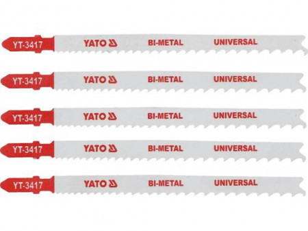 Set lame pentru fierastrau pendular, 5 BUC, 10-5TPI YT-3417