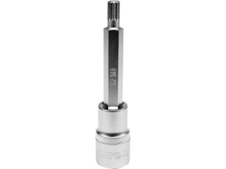 Bit spline cu adaptor 1/2" M8 100 mm