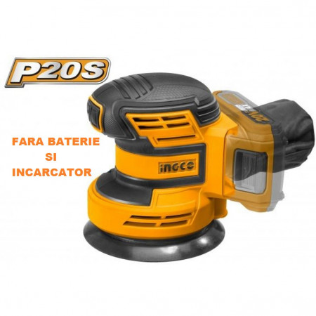 Polizor pentru slefuit 20 V (fara acumulator si incarcator)