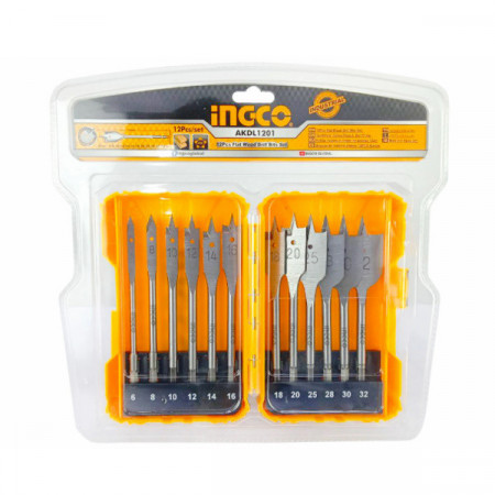 Set burghie FLUTURE, plate pentru lemn,12 buc/set AKDL1201