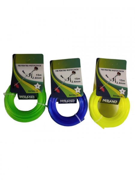 Fir taietor motocoasa 5C 2.4 mm x 15 m 0067