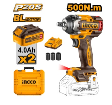 Autofiletantă impact 1/2", 500 NM, 20 V