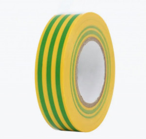 Banda izolatoare PVC verde/galben 1,7mmX25m 4029