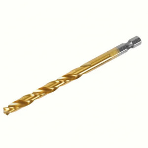 Burghiu pentru metal, 8 mm, acoperit cu nitrura de titan, coada hexagonala 75192