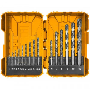 Set burghie metal 15 pcs M2 HSS Profi 1-12mm