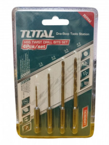 Set de burghie HSS trusa 4buc TACSD4041
