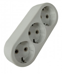 Adaptor stecher cu 3 prize B-222 - Img 3