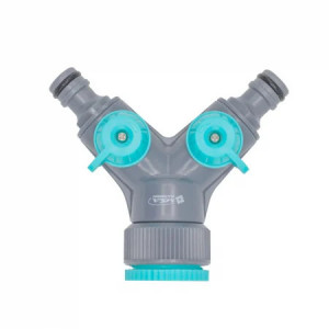 Distribuitor apa 2 cai cu robinet pentru canea 3/4 BJ6024