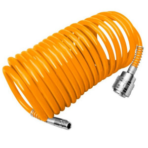 Furtun compresor spiralat 8 x 5 mm, lungime 15 m