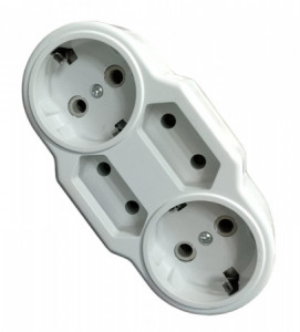 Triplu stecher cu inele de ceramica B-223