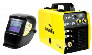 Aparat de sudura Intensiv MIG/MMA 165 tip MIG-MAG + Masca cristale SPARTAN 11 53125