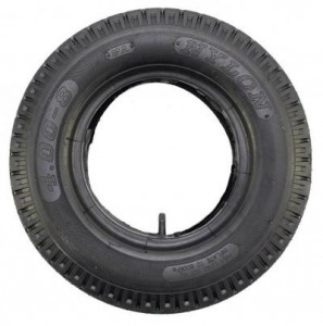 Cauciuc 4.00-8, set cu camera, pentru remorca/motocultor