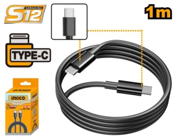 Cablu incarcare USB-C la USB-C 1m IUCC02