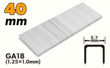 Capse pentru capsator pneumatic 40 mm 1.25x1.0 mm , 5000 buc. AirXT 73459