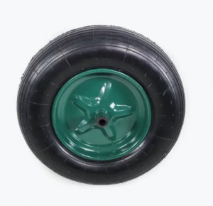 Roata pentru roaba 350-8 bucsa plastic cu 4 pliuri 0809