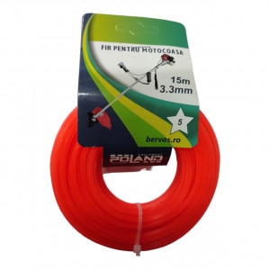 Fir Motocoasa 5C 15m/3.3mm 7134