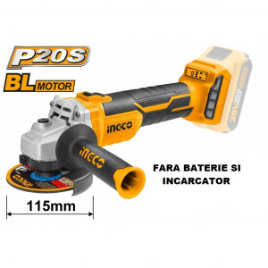 Polizor unghiular 20 V, Li-Ion - BL CAGLI1252
