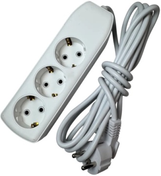 Prelungitor cu 3 prize, lungime 5m 4716