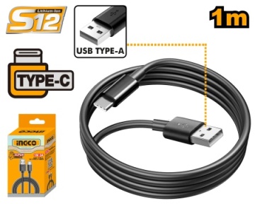 Cablu incarcare USB-A la USB-C 1m IUCC01
