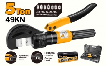 Cleste hidraulic de sertizat, 5 t, 49 KN 43110