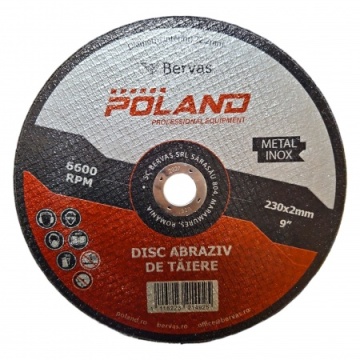 Disc abraziv de taiat metal, 230 х 2 х 22,2 mm 1903