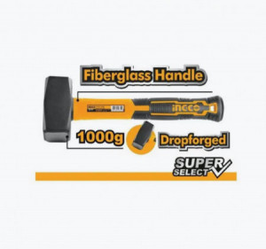 Ciocan drept cu maner fibra de sticla 1 Kg - HSTHS81000