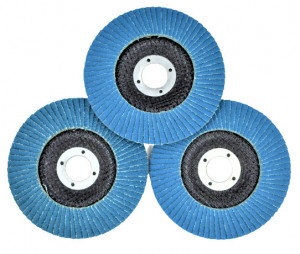 Disc lamelar pentru Slefuit 125mm ALBASTRU P80