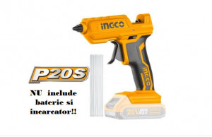 Pistol de lipit cu silicon 20 V