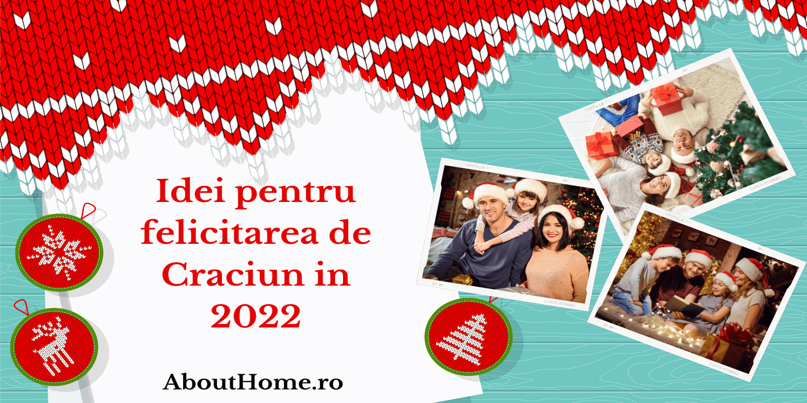 Idei pentru felicitarea de Craciun in 2022