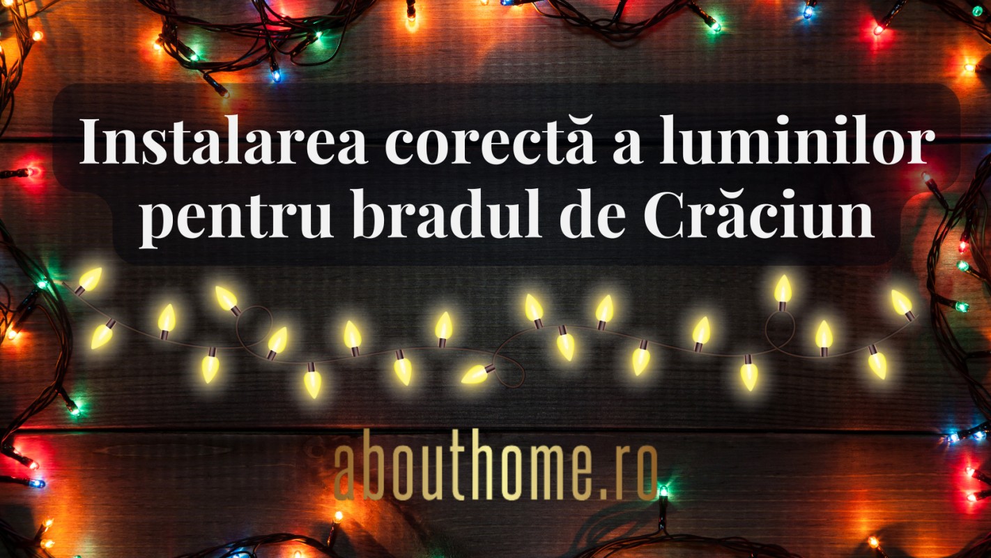 Cum să Instalezi Corect Luminile de Crăciun pe Bradul tău – Sfaturi și Trucuri