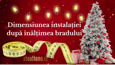 Cum să alegi dimensiunea instalației luminoase pentru bradul artificial ?