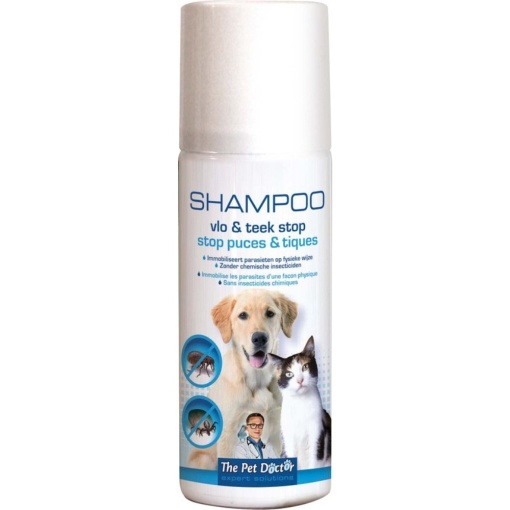 Șampon antiparazitare câini și pisici, 200 ml, protecție 3 săptămâni, purici, capușe, pentru ouă, larve, și adulți, fără substanțe chimice periculoase
