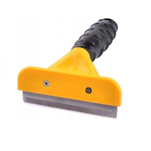 Perie trimmer Petcare® pentru caini si pisici cu par lung sau scurt, 10.2 centimetri, pentru animale mari si medi