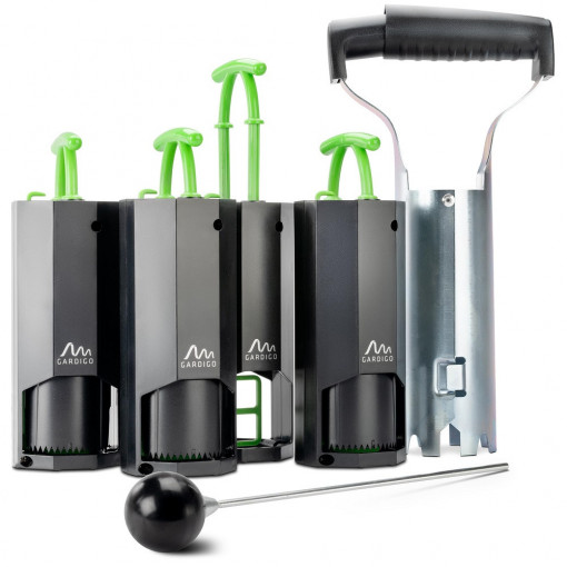 Set complet de 4 capcane anti șoareci de câmp reutilizabilă, 27 cm lungime, ABS, capturare eficientă, dispozitiv găuri