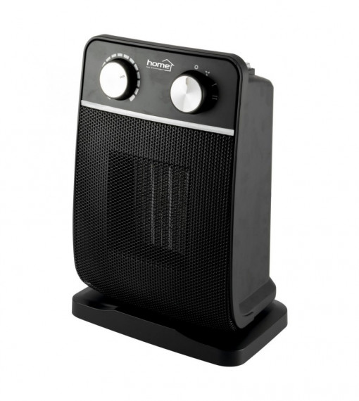 Radiator ceramic, 32 cm, 2 trepte de incalzire 900 / 1800 W, termostat mecanic, oscilare automata, oprire si protectie la supraincalzire si rasturnare, neagra