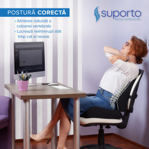 Perna suport lombar pentru scaun de birou sau masina