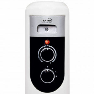 Calorifer electric cu ulei cu 9 elementi, putere 2000 W, 3 trepte de putere, termostat, protectie la supraincalzire, recomandat pana la 30 m², alb