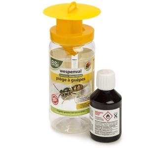 Capcană anti viespi și gărgăuni cu atractant inclus 200 ml, agățătoare, control biologic