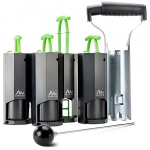 Set complet de 4 capcane anti șoareci de câmp reutilizabilă, 27 cm lungime, ABS, capturare eficientă, dispozitiv găuri