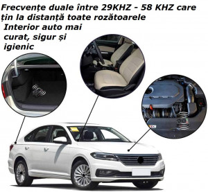 Aparat antirozatoare auto cu ultrasunete