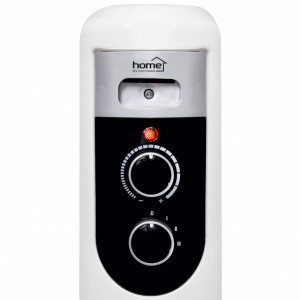 Calorifer electric cu ulei cu 11 elementi, putere 2000 W, 3 trepte de putere, termostat, protectie la supraincalzire, recomandat pana la 30 m², alb