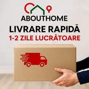 Racitor de aer cu telecomanda Home, putere 80 W, 65 dB, 3 trepte, gri, 25 x 58 x 28 cm, temporizator oprire, patroane pentru gheata incluse, filtru praf, rezervor 3 litri - Img 5